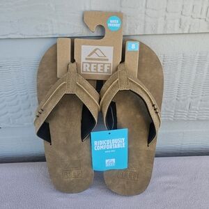 Reef Marbea SL Flip Flop Sandals Mens SZ 8 Comfort Water Friendly Bronze Brown